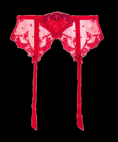 LISE CHARMEL LOVE FANTASME PORTE  JARRETELLES ACC4766 LOVE POURPRE